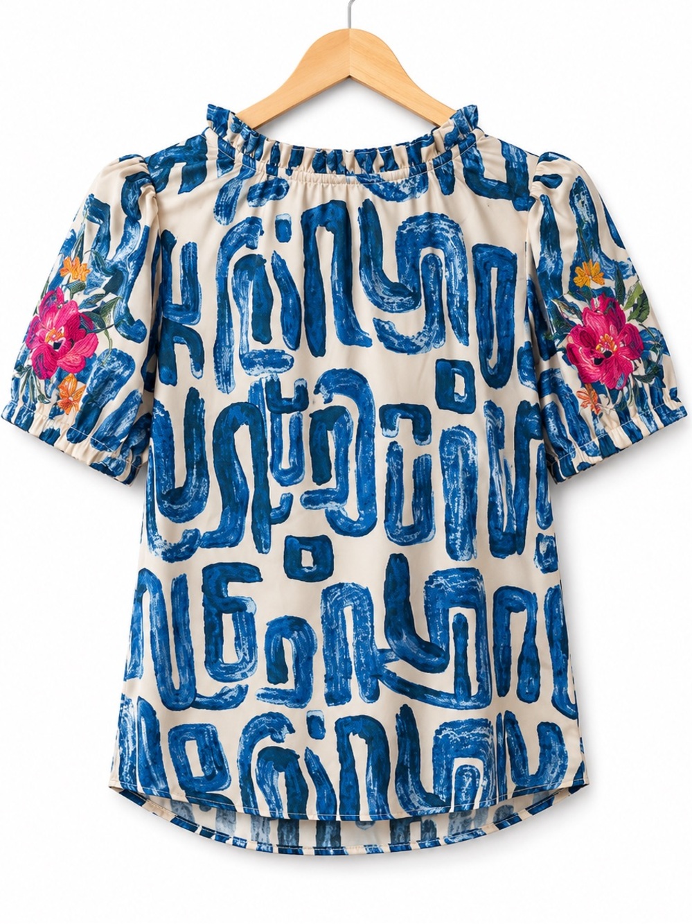 Boho Abstract Blouse
